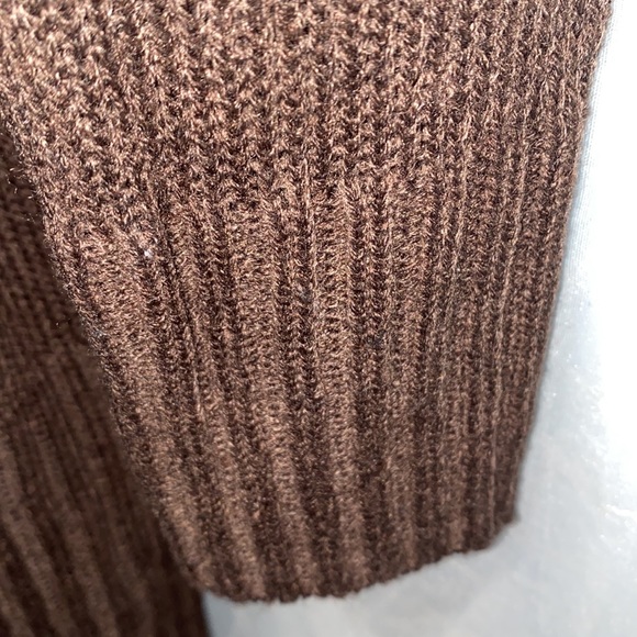 BRITTANY BLACK BROWN SWEATER DRESS SZ XL - Picture 7 of 14